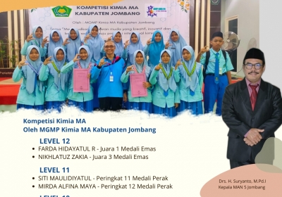 Tim olimpiade Kimia MAN 5 Jombang 